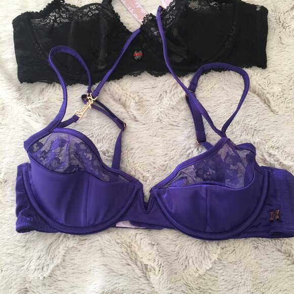 savage x fenty 3 lace bra's size 34 B - Picture 3 of 6
